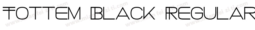 Tottem Black Regular字体转换